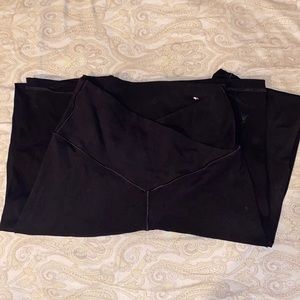 Aerie crossover high-rise flare leggings